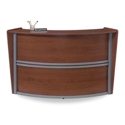 Picture of OFM 55290 Reception Desk Workstation, Marque Laminate Reception Desk