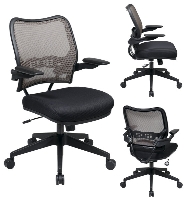 Picture of Office Star 13-38N1P3 Mid Back AirGrid Mesh Task Chair with Cantilever Arms