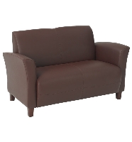 Picture of Office Star Breeze SL2272 Reception Lounge Lobby Two Seat Loveseat Sofa, Eco Leather