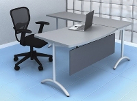 Picture of Office Star Pace PAC-TW11, 72" Laminae L Shape Modular Office Training Desk