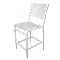 Picture of Polywood Euro A101, Recycled Plastic Outdoor Cafe Dining Counter Stool Chair