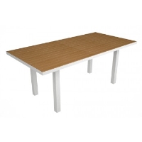 Picture of Polywood Euro AT3672, Recycled Plastic Outdoor 36" x 72" Cafe Dining Table