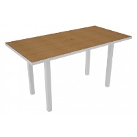 Picture of Polywood Euro ATR3672, Recycled Plastic Outdoor 36" x 72" Cafe Dining Counter Table