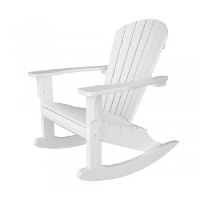 Picture of Polywood Seashell Adirondack SHR22, Recycled Plastic Outdoor Rocker Chair