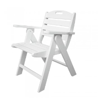 Picture of Polywood Nautical NCL32, Recycled Plastic Outdoor Lowback Chair