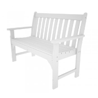 Picture of Polywood Vineyard GNB48, Recycled Plastic Outdoor 48" Bench with Arms