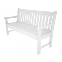 Picture of Polywood Rockford RKB60, Recycled Plastic Outdoor 60" Bench with Arms