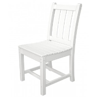 Picture of Polywood Traditional Garden TDG100, Recycled Plastic Outdoor Armless Dining Chair