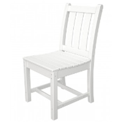 Picture of Polywood Traditional Garden TDG100, Recycled Plastic Outdoor Armless Dining Chair