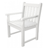 Picture of Polywood Traditional Garden TGB24, Recycled Plastic Outdoor Arm Chair