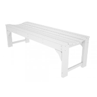 Picture of Polywood Traditional Garden BAB160, Recycled Plastic Outoor 60" Backless Bench