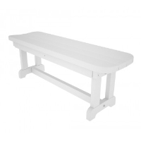 Picture of Polywood Park PBB48, Outdoor Recycled Plastic 48" Commercial Backless Bench