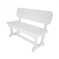 Picture of Polywood Park PB48, Outdoor Recycled Plastic 48" Commercial Bench