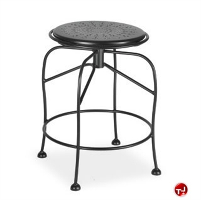 Picture of Homecrest Espresso 93240, Outdoor Steel Balcony Swivel Stool