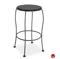 Picture of Homecrest Espresso 90240, Outdoor Steel Cafe Barstool