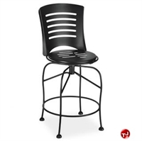 Picture of Homecrest Latte 93252, Outdoor Steel Balcony Swivel Stool