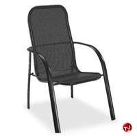 Picture of Homecrest Florida Mesh 2F370, Outdoor Aluminum Cafe Stackable Chair