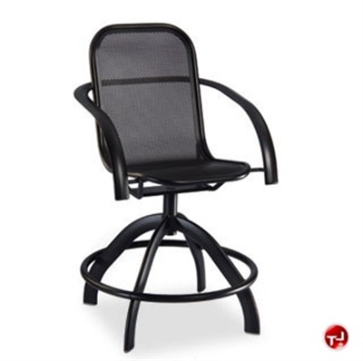 Picture of Homecrest Florida Mesh 2F580, Outdoor Aluminum Swivel Balcony Stool