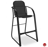 Picture of Homecrest Florida Mesh 2F240, Outdoor Aluminum Cafe Dining Barstool