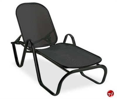 Picture of Homecrest Florida Mesh 29400, Outdoor Aluminum Stackable Chaise Lounge