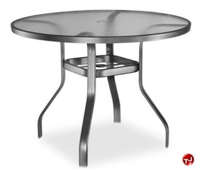 Picture of Homecrest 1146501, Outdoor Glass 48" Round Balcony Table with Hole