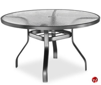 Picture of Homecrest 1149501, Outdoor Glass with Aluminum 48" Round Dining Table with Hole