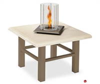 Picture of Homecrest Midtown Venturi Flame 5724FP, Outdoor Firepit, 24" Square Table