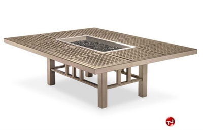 Picture of Homecrest 55504 Burner Firepit, Outdoor Firepit with cast Tile Table Top