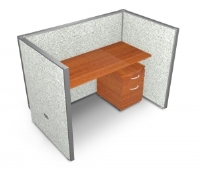 Picture of OFM Rize T1X1-4760-V, 60" Telemarketing Office Cubicle Workstation