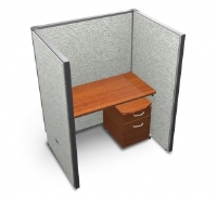 Picture of OFM Rize T1X1-6348-V, 48" Telemarketing Office Cubicle Workstation