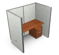 Picture of OFM Rize T1X1-6360-V, 60" Telemarketing Office Cubicle Workstation