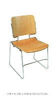 Picture of Nightingale Beetle 309, Guest Side Armless Wood Stack Chair