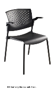 Picture of Nightingale Butterfly 811, Plastic Guest Side Dining Stack Arm Chair