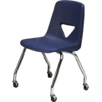 Picture of Scholar Craft 120 Series, 127-C Poly Plastic Mobile Armless Classroom Chair
