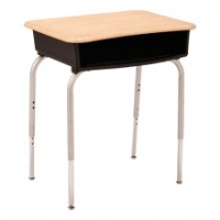 Picture of Scholar Craft 1600 Series, 1600 Open Front Classroom Student Desk, Book Box