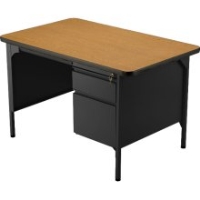 Picture of Scholar Craft TD3048 Single Pedestal Teacher's Metal Desk