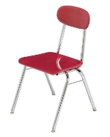 Picture of Scholar Craft CDF 1200 Series, CD1217 Armless V Stacking Classroom Chair
