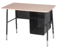 Picture of Scholar Craft CDF 4100 Series, CD4129 Student Classroom Desk, Bookrack