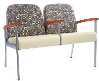 Picture of Stance Vista II SV220H, Healthcare Modular 2 Chair Tandem Seating