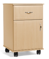 Picture of Stance Kindred SK110-C, Healthcare Medical Mobile Bedside Table,1 Drawer,Door