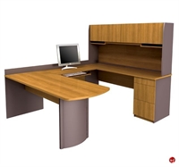 Picture of Bestar Executive 52412, 52412-69, U Shape Laminate Desk Computer Workstation