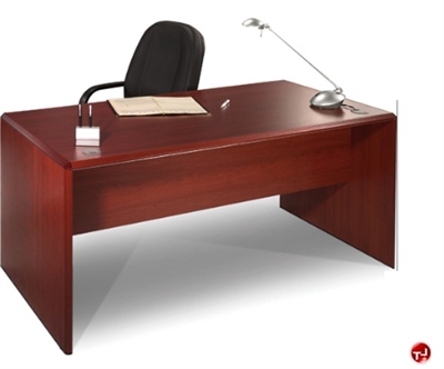 Picture of Bestar Willow Creek 67402, 67402-39, Laminate Double Pedestal Desk Workstation