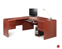 Picture of Bestar Willow Creek 67851, 67851-39, Laminate L Shape Desk Computer Workstation