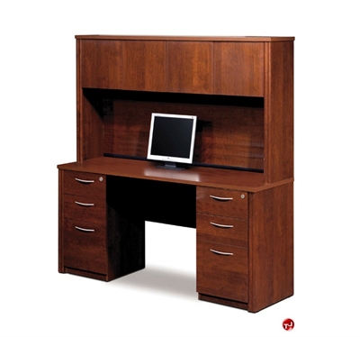 Picture of Bestar Embassy 60872, 60872-39, Laminate Credenza Desk Computer Workstation