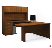 Picture of Bestar Embassy 60875 60875-63, Laminate U Shape Computer Desk Workstation