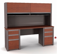 Picture of Bestar Connexion 93860,93860-39 Contemporary Credenza Storage Desk Workstation