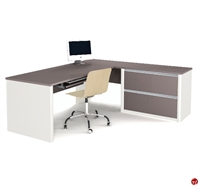 Picture of Bestar Connexion 93862,93862-59 Contemporary L Shape Computer Desk Workstation