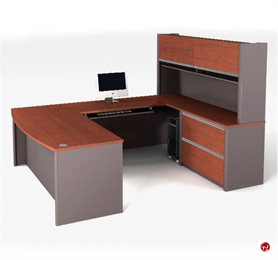 Picture of Bestar Connexion 93863,93863-68 Contemporary U Shape Computer Desk Workstation