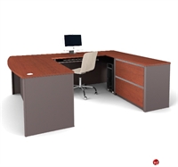 Picture of Bestar Connexion 93865,9386-68 Contemporary U Shape Computer Desk Workstation