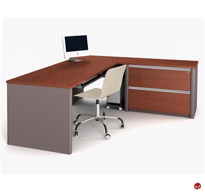 Picture of Bestar Connexion 93868,93868-39 Contemporary L Shape Computer Desk Workstation